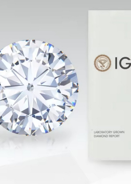 1 Carat Round F VS1 IDEAL Cut Lab Diamond IGI Certified 