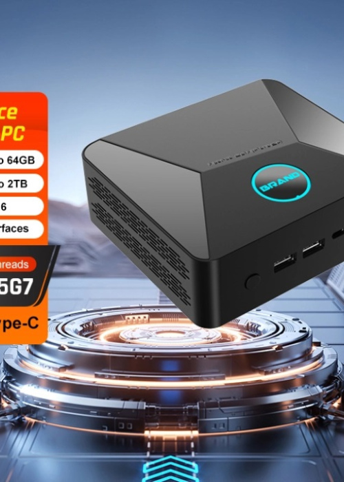 Lite Weight Only 12ozs Mini PC Windows 11 Pro 64RAM 2TB SSD Intel Manufactured by PCM Florida