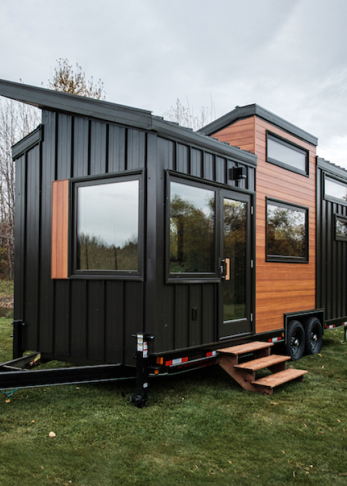 Tiny Home on Wheels 10 220sf Steel, Aluminum and Wood Manufactured by PCM Florida